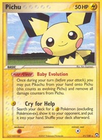 Pichu 21/108 · Reverse Holo
