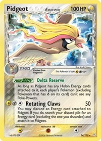 Pidgeot (Delta Species) 14/110 · Reverse Holo