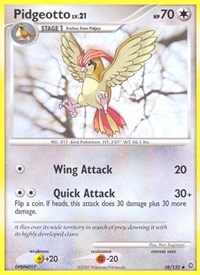 Pidgeotto 58/132 · Reverse Holo