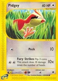 Pidgey 123/165 · Reverse Holo