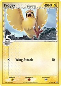Pidgey (Delta Species) 77/110 · Reverse Holo