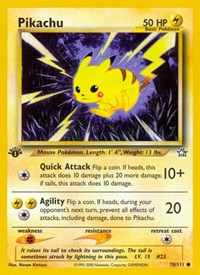 Pikachu 070/111 · 1st Edition