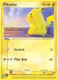 Pikachu 72/100 · Reverse Holo