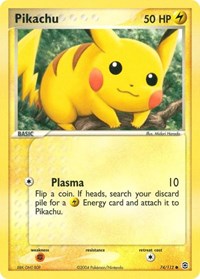 Pikachu 74/112 · Reverse Holo