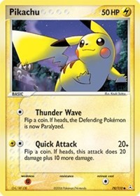 Pikachu 78/110 · Reverse Holo