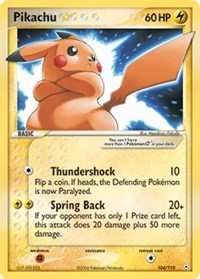 Pikachu Star 104/110