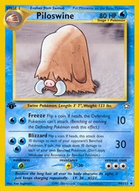 Piloswine 044/111 · 1st Edition