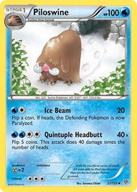 Piloswine 27/135 · Reverse Holo