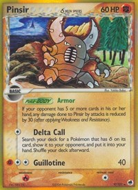 Pinsir (Delta Species) 9/101 · Reverse Holo