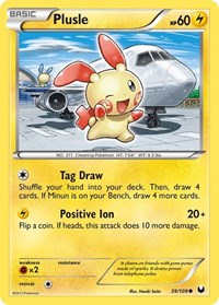 Plusle 39/108 · Reverse Holo