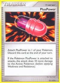 PlusPower 121/132 Secret Wonders Reverse Holo Pokémon card