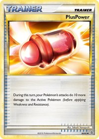 PlusPower 80/95 Unleashed Reverse Holo Pokémon card