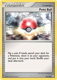 Poke Ball 110/130 Diamond and Pearl Reverse Holo Pokémon card