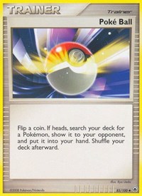 Poke Ball 85/100 Majestic Dawn Reverse Holo Pokémon card