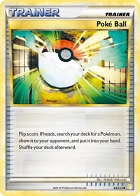 Poke Ball 95/123 HeartGold SoulSilver Reverse Holo Pokémon card