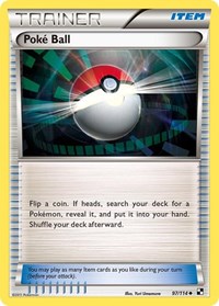Poke Ball 97/114 Black and White Reverse Holo Pokémon card