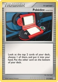 Pokedex (HANDY910is) 111/130 Diamond and Pearl Reverse Holo Pokémon card