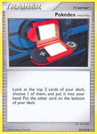 Pokedex HANDY910is 114/127 Platinum Reverse Holo Pokémon card