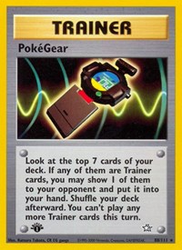 PokeGear 088/111 Neo Genesis Pokémon card