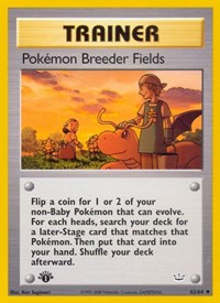Pokemon Breeder Fields 62/64 Neo Revelation 1st Edition Pokémon card