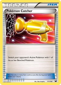 Pokemon Catcher (Gold) 111/108 Dark Explorers Pokémon card