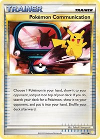 Pokemon Communication 98/123 HeartGold SoulSilver Reverse Holo Pokémon card
