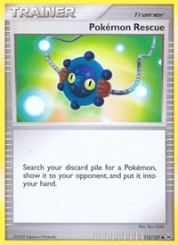 Pokemon Rescue 115/127 Platinum Reverse Holo Pokémon card