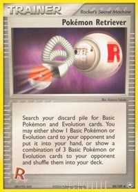 Pokemon Retriever 84/109 EX Team Rocket Returns Reverse Holo Pokémon card