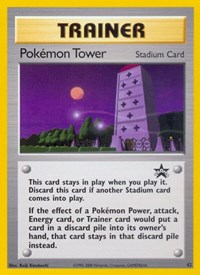 Pokemon Tower 42/53 WoTC Promo Pokémon card