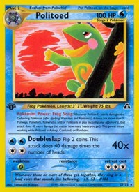 Politoed 27/75 · 1st Edition