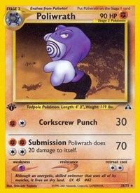 Poliwrath 28/75 · 1st Edition