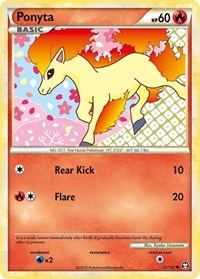 Ponyta 72/102 · Reverse Holo