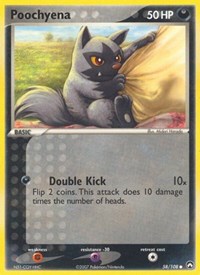 Poochyena 58/108 · Reverse Holo