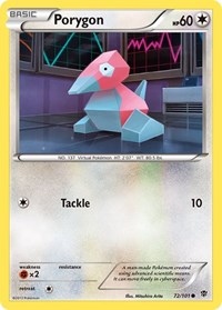 Porygon 72/101 · Reverse Holo