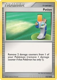 Potion 118/130 Diamond and Pearl Reverse Holo Pokémon card