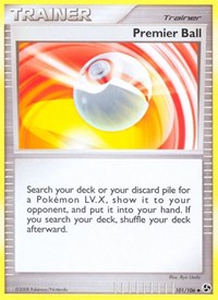 Premier Ball 101/106 Great Encounters Reverse Holo Pokémon card