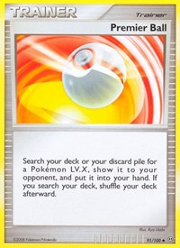 Premier Ball 91/100 Stormfront Reverse Holo Pokémon card