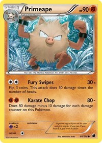Primeape 60/116 · Reverse Holo