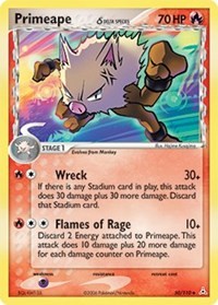 Primeape (Delta Species) 50/110 · Reverse Holo