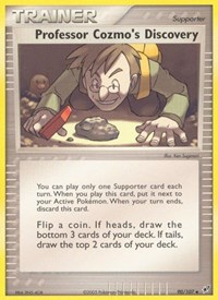 Professor Cozmo's Discovery 90/107 EX Deoxys Reverse Holo Pokémon card