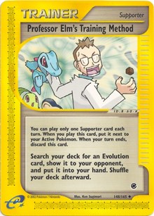 Professor Elm's Training Method 148/165 Expedition Reverse Holo Pokémon card