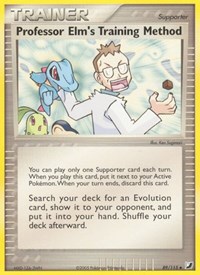 Professor Elm's Training Method 89/115 EX Unseen Forces Reverse Holo Pokémon card