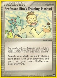 Professor Elm's Training Method 79/101 EX Dragon Frontiers Reverse Holo Pokémon card