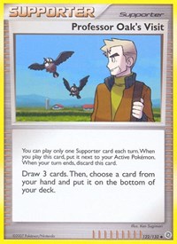 Professor Oak's Visit 122/132 Secret Wonders Reverse Holo Pokémon card
