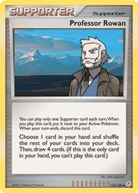 Professor Rowan 112/130 Diamond and Pearl Reverse Holo Pokémon card