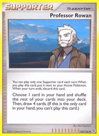 Professor Rowan 123/132 Secret Wonders Reverse Holo Pokémon card