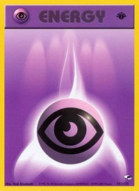 Psychic Energy 131/132 Gym Heroes 1st Edition Pokémon card