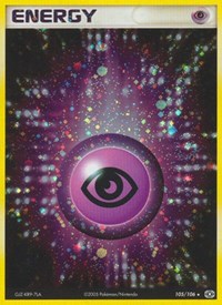 Psychic Energy 105/106 EX Emerald Pokémon card