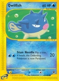 Qwilfish 127/165 · Reverse Holo