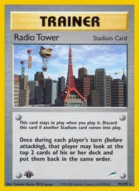 Radio Tower 095/105 Neo Destiny 1st Edition Pokémon card
